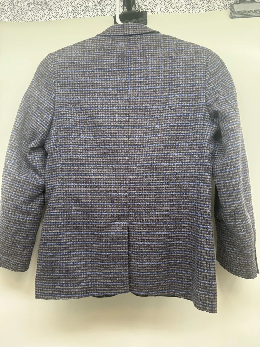 Alfa Perry Slim  Fit Boys Plaid Blazer SZ 10